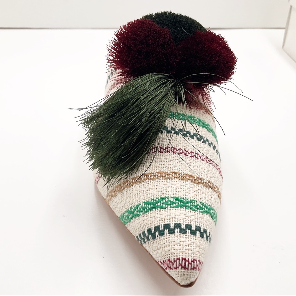 🆕{SCHUTZ } Gaely Pom Pom-Tassel Mules - Picture 12 of 13
